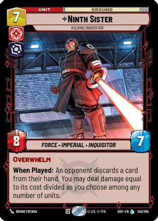 Image of Ninth Sister - Hulking Inquisitor (148/264) - Ashes of the Empire