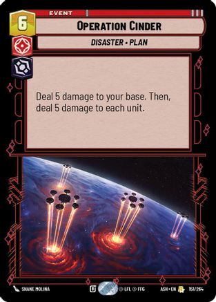 Image of Operation Cinder (151/264) - Ashes of the Empire