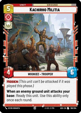 Image of Kachirho Militia (160/264) - Ashes of the Empire