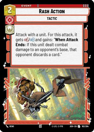 Image of Rash Action (162/264) - Ashes of the Empire