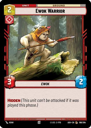 Image of Ewok Warrior (166/264) - Ashes of the Empire
