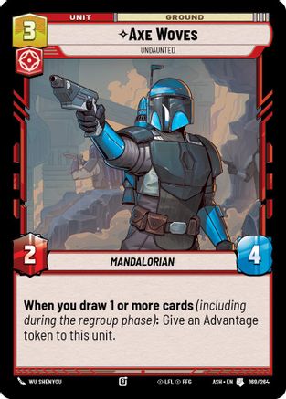 Image of Axe Woves - Undaunted (169/264) - Ashes of the Empire