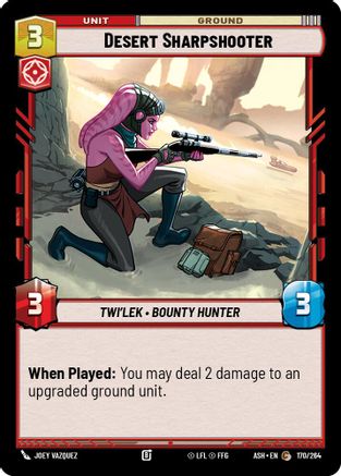 Image of Desert Sharpshooter (170/264) - Ashes of the Empire