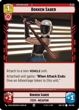 Image of Bokken Saber (180/264) - Ashes of the Empire