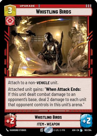 Image of Whistling Birds (183/264) - Ashes of the Empire