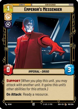 Image of Emperor's Messenger (189/264) - Ashes of the Empire