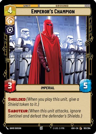 Image of Emperor's Champion (193/264) - Ashes of the Empire