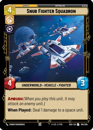 Image of Snub Fighter Squadron (194/264) - Ashes of the Empire