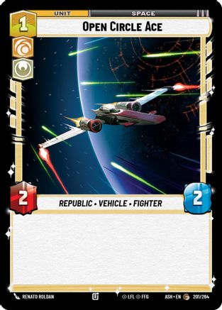 Image of Open Circle Ace (201/264) - Ashes of the Empire