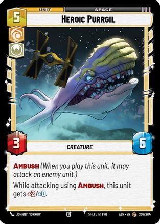 Image of Heroic Purrgil (207/264) - Ashes of the Empire