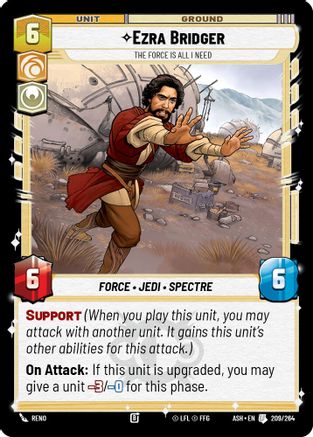 Image of Ezra Bridger - The Force is All I Need (209/264) - Ashes of the Empire