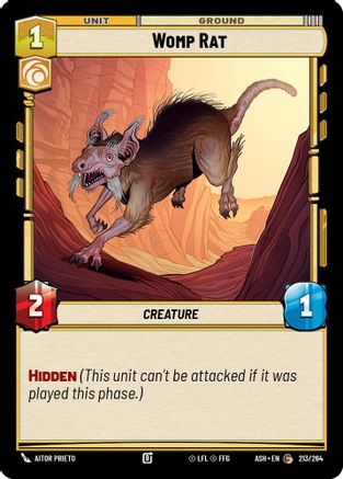 Image of Womp Rat (213/264) - Ashes of the Empire