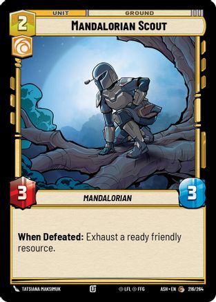 Image of Mandalorian Scout (216/264) - Ashes of the Empire