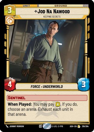 Image of Jod Na Nawood - Keeping Secrets (219/264) - Ashes of the Empire