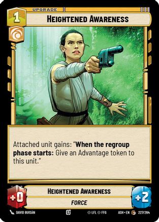 Image of Heightened Awareness (227/264) - Ashes of the Empire