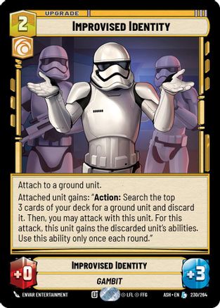 Image of Improvised Identity (230/264) - Ashes of the Empire