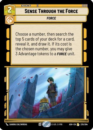 Image of Sense Through the Force (235/264) - Ashes of the Empire