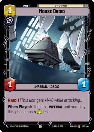Image of Mouse Droid (237/264) - Ashes of the Empire