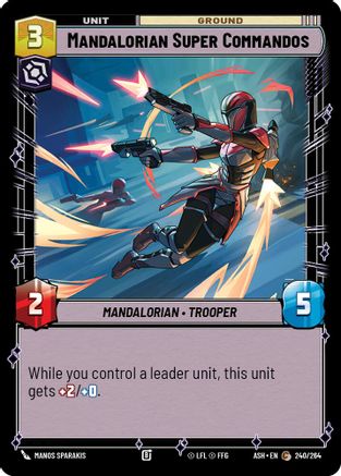 Image of Mandalorian Super Commandos (240/264) - Ashes of the Empire