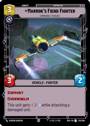 Image of Marrok's Fiend Fighter - Formidable Pursuer (241/264) - Ashes of the Empire