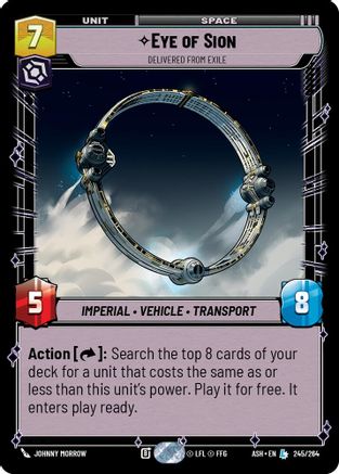 Image of Eye of Sion - Delivered from Exile (245/264) - Ashes of the Empire