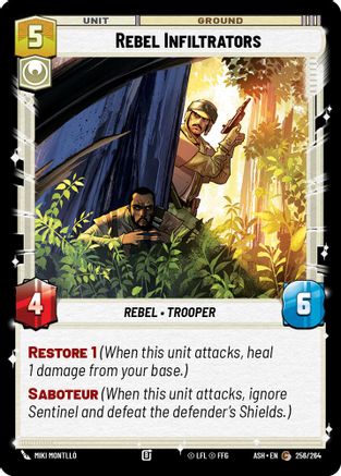 Image of Rebel Infiltrators (256/264) - Ashes of the Empire