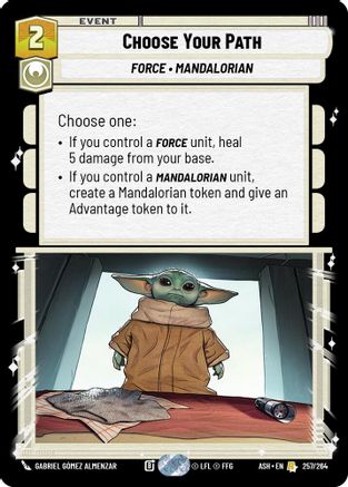 Image of Choose Your Path (257/264) - Ashes of the Empire