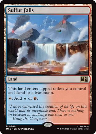 Image of Sulfur Falls (Surge Foil) (MSC-269) - Commander: Marvel Super Heroes Foil