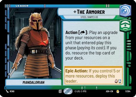 Image of The Armorer - Steel Shapes Us (1/264) - Ashes of the Empire