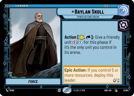 Image of Baylan Skoll - Power Beyond Dream (3/264) - Ashes of the Empire