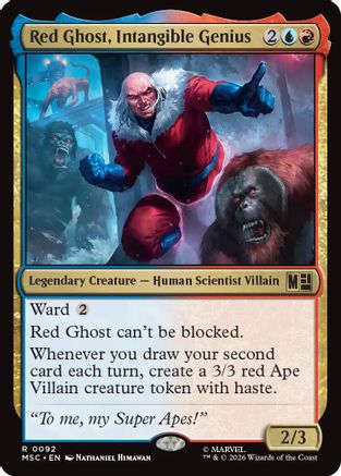 Image of Red Ghost, Intangible Genius (MSC-092) - Commander: Marvel Super Heroes