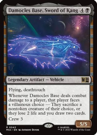 Image of Damocles Base, Sword of Kang (MSC-042) - Commander: Marvel Super Heroes