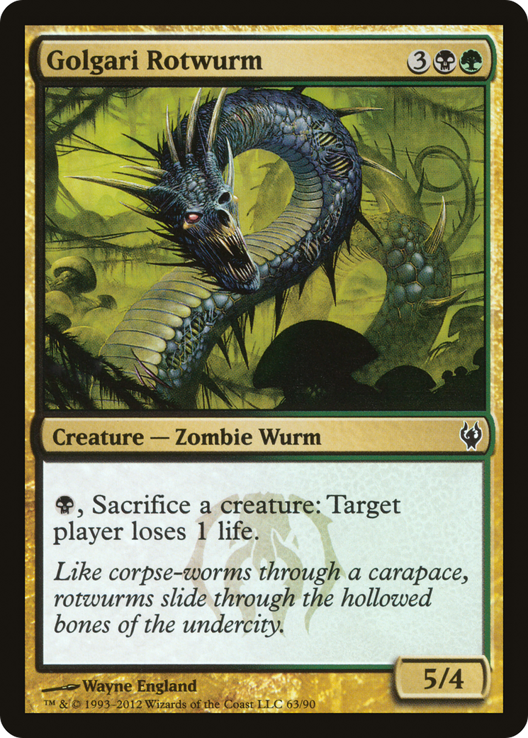 Image of Golgari Rotwurm (DDJ-063) - Duel Decks: Izzet vs. Golgari