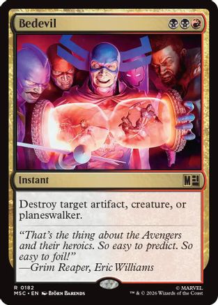 Image of Bedevil (MSC-182) - Commander: Marvel Super Heroes