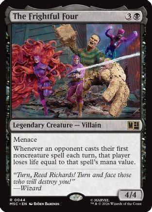 Image of The Frightful Four (MSC-044) - Commander: Marvel Super Heroes