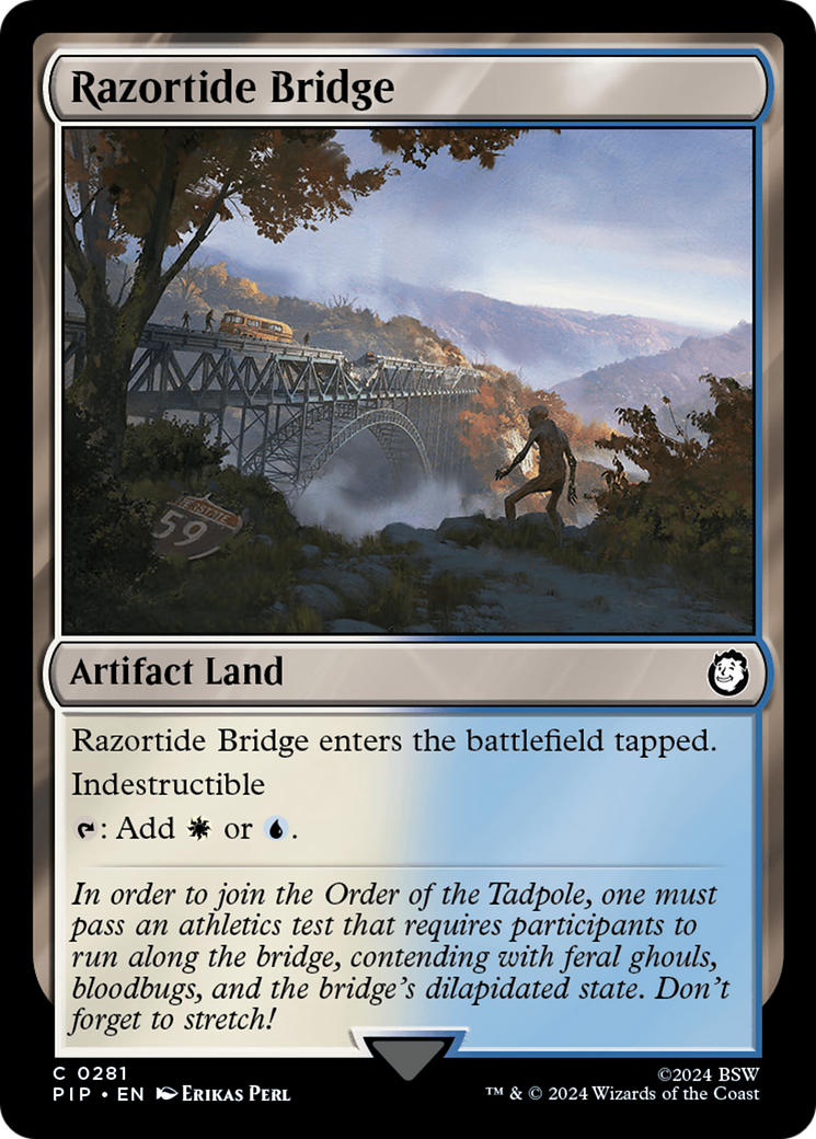Image of Razortide Bridge (PIP-281) - Fallout Foil