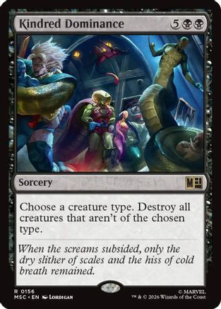 Image of Kindred Dominance (MSC-156) - Commander: Marvel Super Heroes