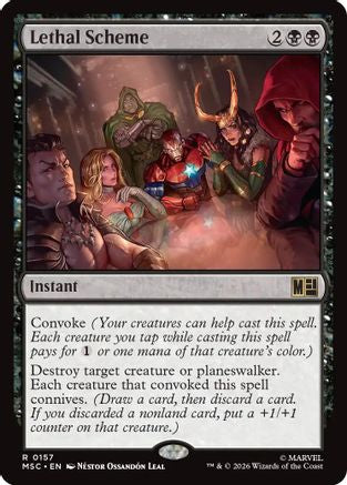 Image of Lethal Scheme (MSC-157) - Commander: Marvel Super Heroes