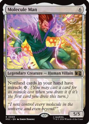 Image of Molecule Man (Surge Foil) (MSC-009) - Commander: Marvel Super Heroes Foil