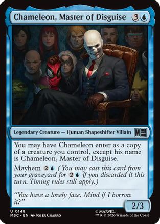 Image of Chameleon, Master of Disguise (MSC-148) - Commander: Marvel Super Heroes