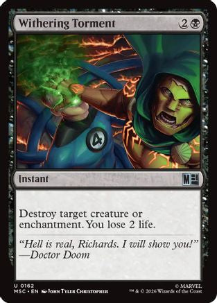 Image of Withering Torment (MSC-162) - Commander: Marvel Super Heroes