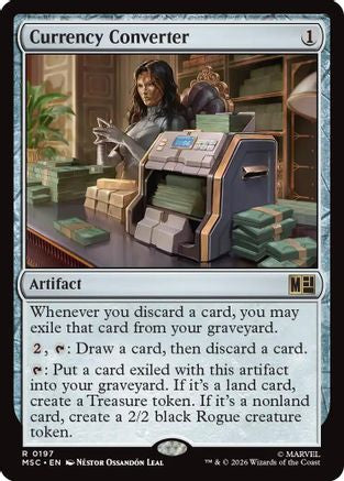 Image of Currency Converter (Surge Foil) (MSC-197) - Commander: Marvel Super Heroes Foil