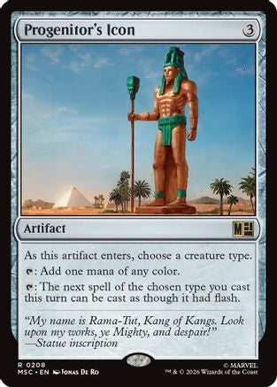Image of Progenitor's Icon (Surge Foil) (MSC-208) - Commander: Marvel Super Heroes Foil