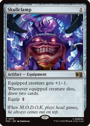 Image of Skullclamp (Surge Foil) (MSC-210) - Commander: Marvel Super Heroes Foil