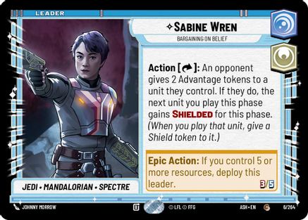 Image of Sabine Wren - Bargaining on Belief (6/264) - Ashes of the Empire