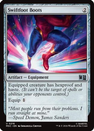 Image of Swiftfoot Boots (MSC-216) - Commander: Marvel Super Heroes