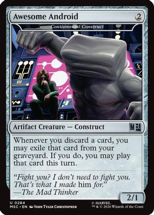 Image of Awesome Android - Containment Construct (MSC-284) - Commander: Marvel Super Heroes