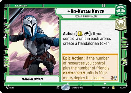 Image of Bo-Katan Kryze - Reclaiming Mandalore (10/264) - Ashes of the Empire