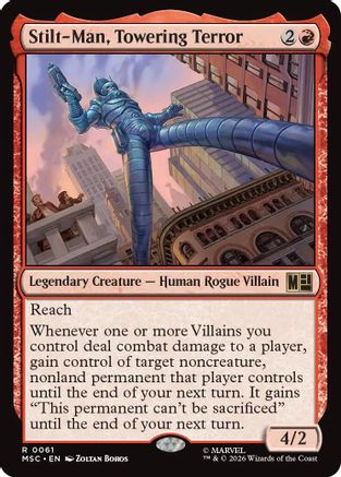Image of Stilt-Man, Towering Terror (MSC-061) - Commander: Marvel Super Heroes
