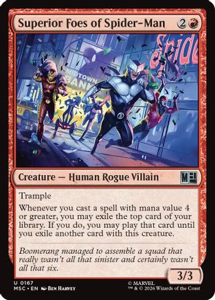 Image of Superior Foes of Spider-Man (MSC-167) - Commander: Marvel Super Heroes